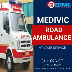 Medivic AmbulanceService in Rajarhat,Kolkata withLatestSetup